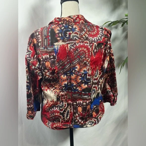 Chico's Multicolor Jacket - Picture 4 of 9